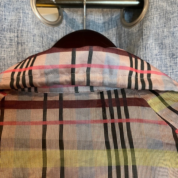 ZARA MESH PLAID JACKET SIZE M WORN ONCE - Picture 10 of 10